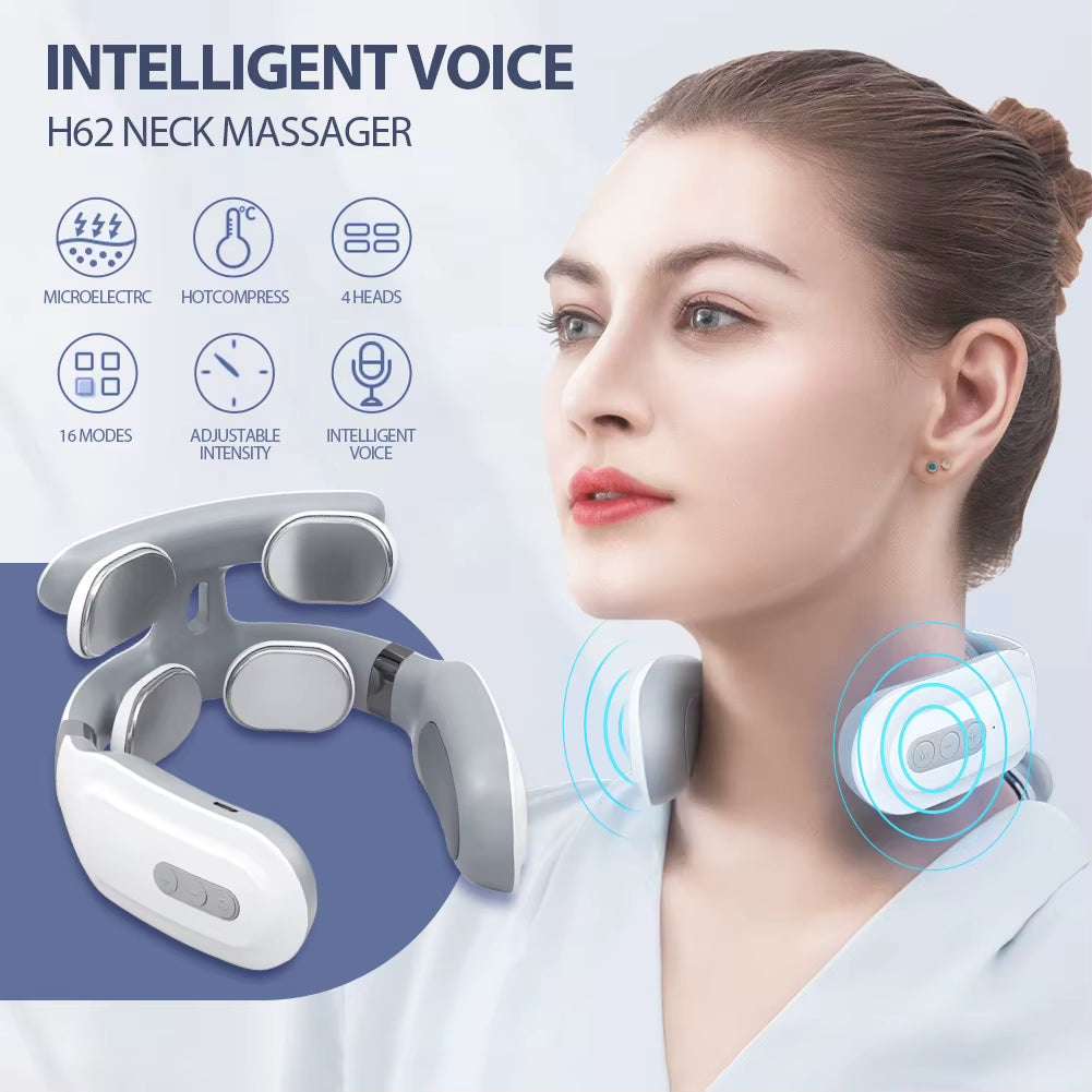 Ultimate Electric Neck and Shoulder Massager with TENS and Heating Relief for Muscle Pain Recovery