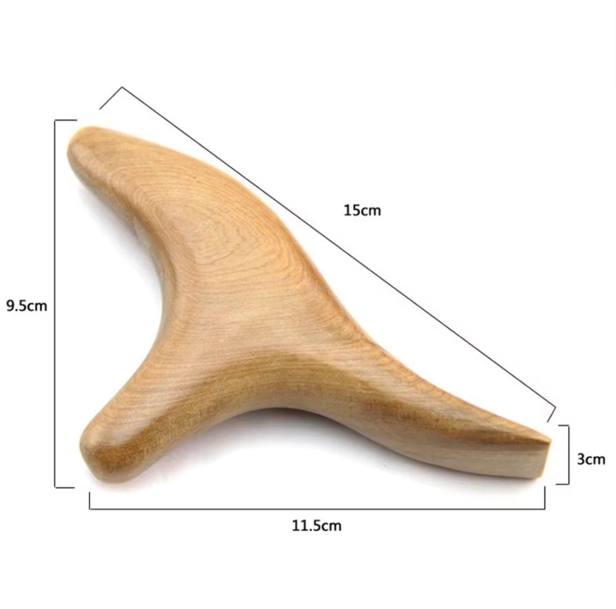 Revitalize Your Feet with the 3D Wooden Shiatsu Roller Massager - Stress Relief and Muscle Relaxation Tool for Ultimate Reflexology!