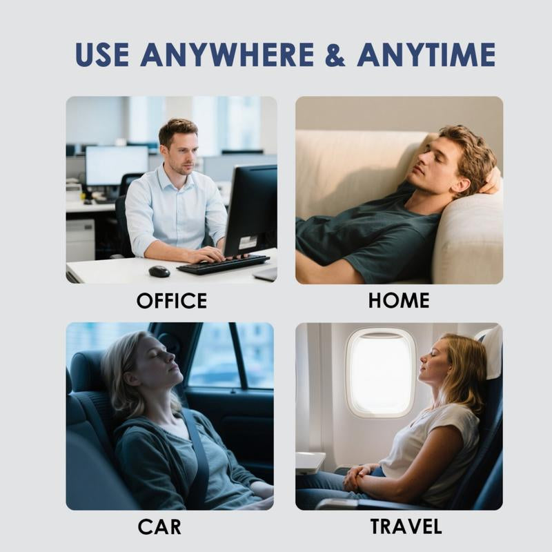 Revitalize Your Relaxation: Rechargeable Electric Head Massager with 5 Adjustable Modes – Perfect for Home & Office!