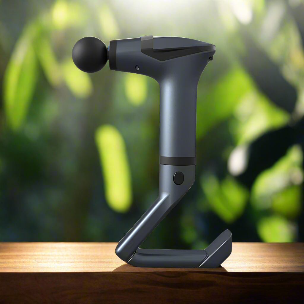 RelaxxZen Massage Gun – Deep muscle relaxation with long handle for full-body relief