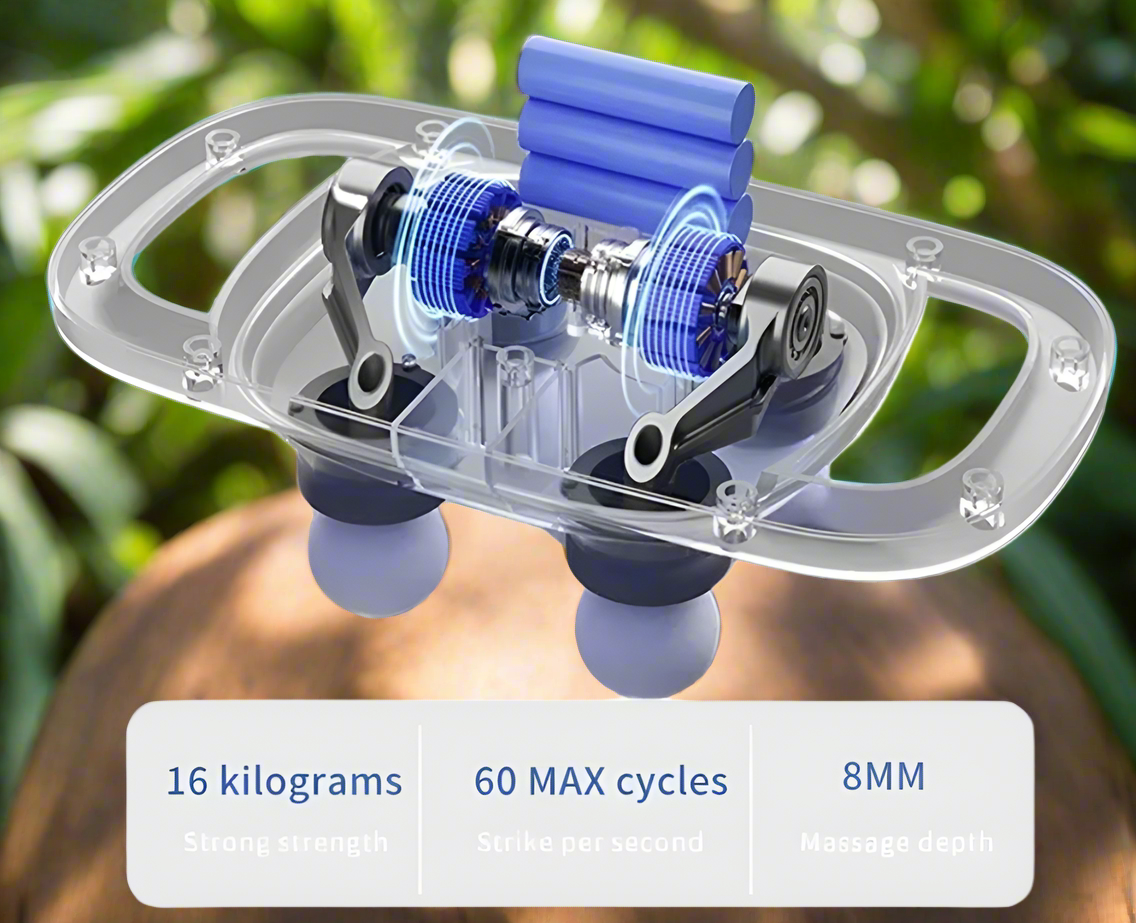 RelaxxZen Fascia Gun Pro – powerful deep tissue massage, wireless &amp; quiet