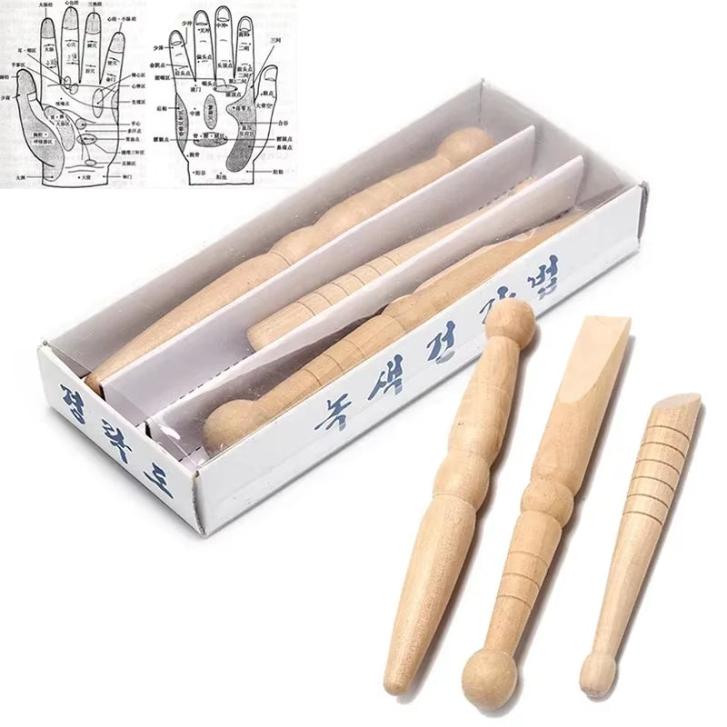 Revitalize Your Feet with the 3D Wooden Shiatsu Roller Massager - Stress Relief and Muscle Relaxation Tool for Ultimate Reflexology!