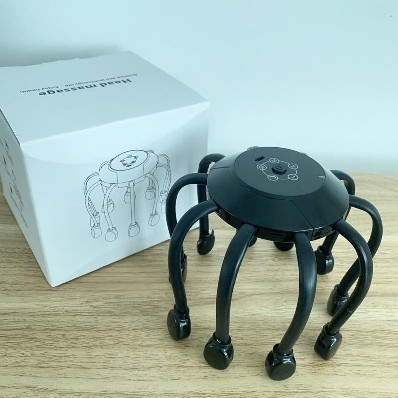 Revitalize Your Relaxation: Rechargeable Electric Head Massager with 5 Adjustable Modes – Perfect for Home & Office!